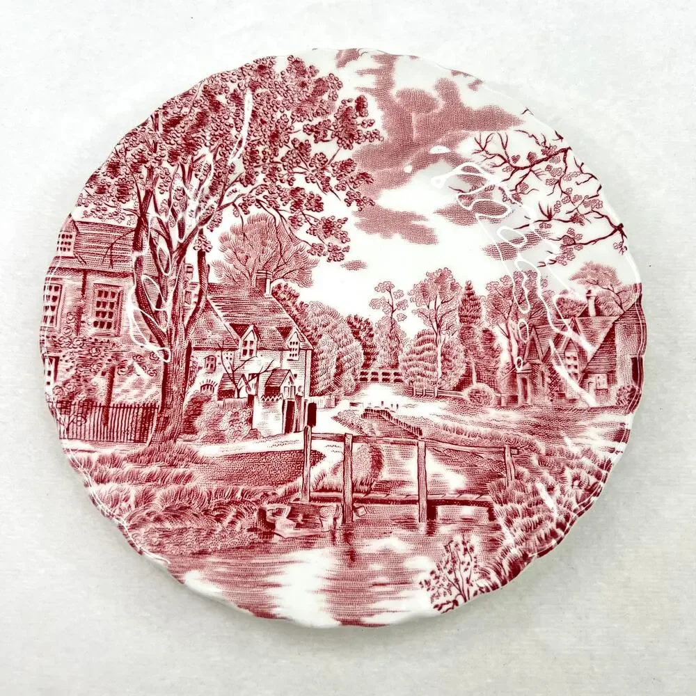 Vintage Johnson Bros 1990 Cotswold Transferware Dish